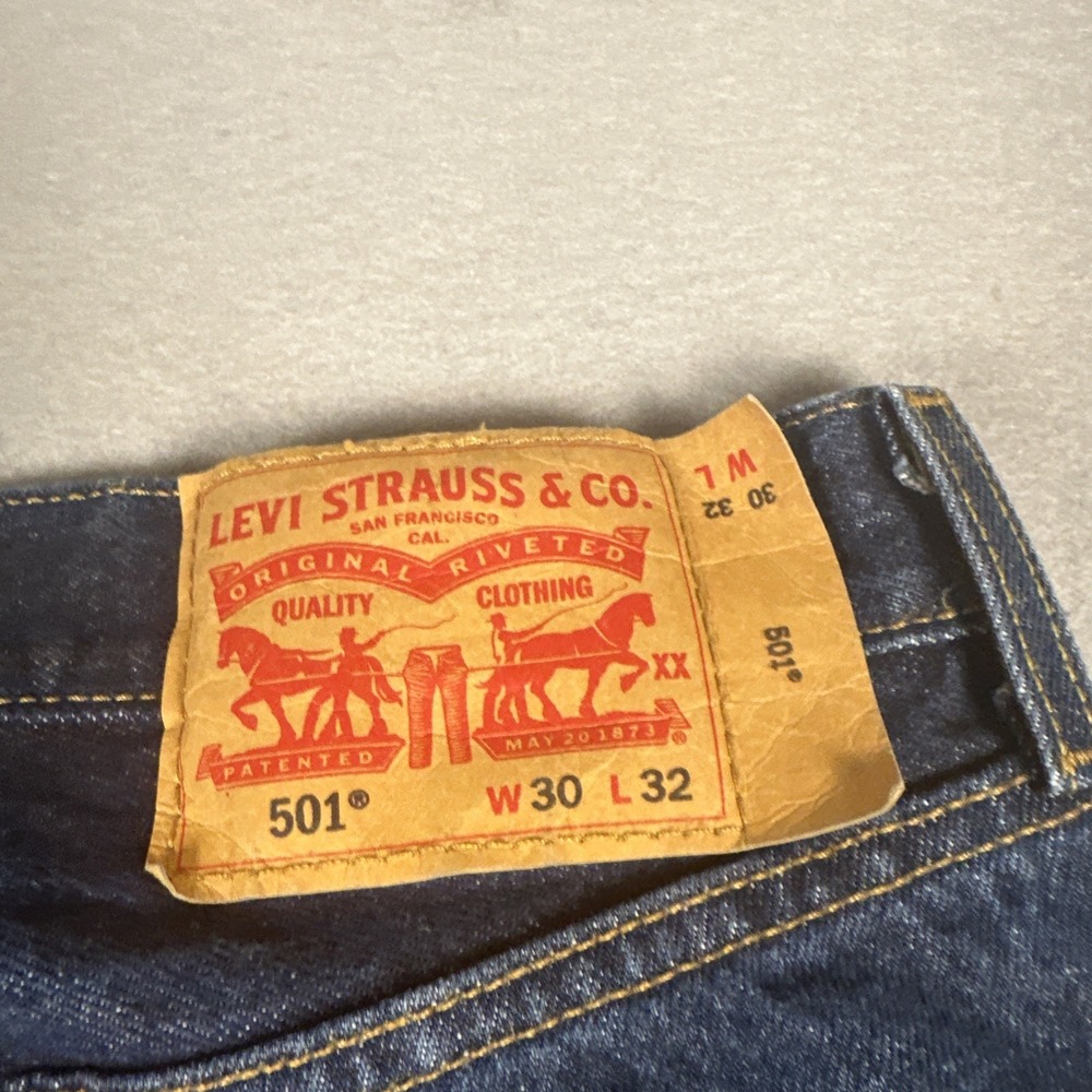 Levi's Dark Blue Bootcut Jeans - Picture 8 of 8